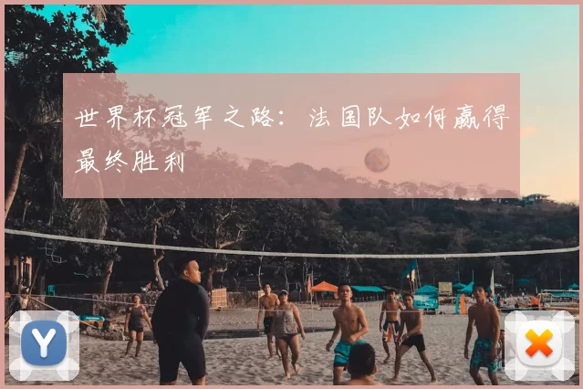 世界杯冠军之路:法国队如何赢得最终胜利