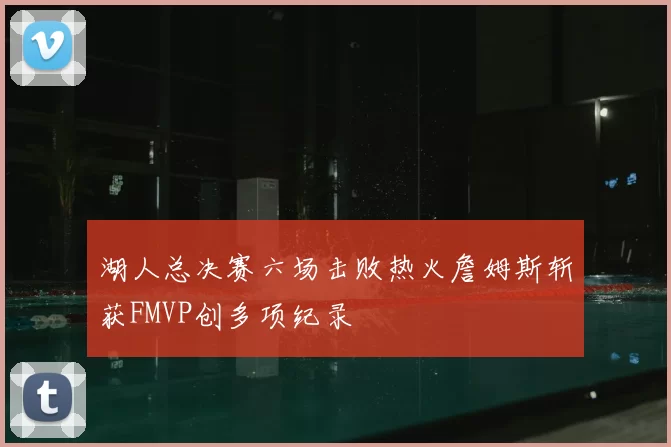 湖人总决赛六场击败热火詹姆斯斩获FMVP创多项纪录